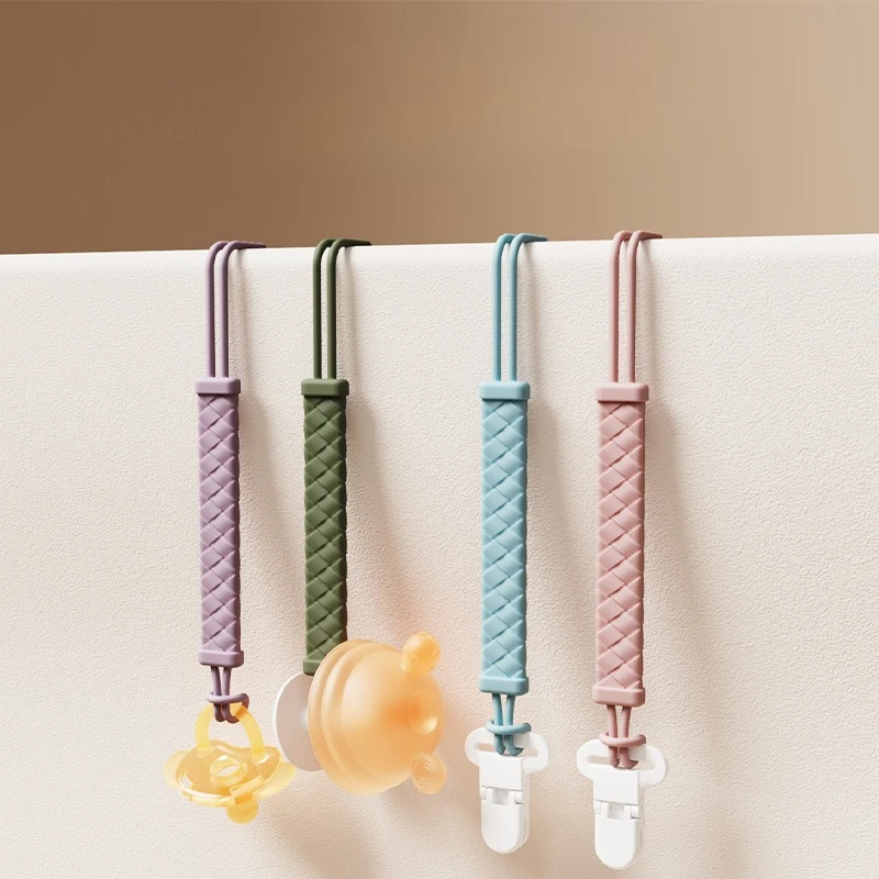 Sujetachupetes de silicona homologado para bebé - imagen 4