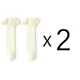 2 pairs white