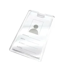Estuche tarjeta estudiante con cordón y cubierta transparente