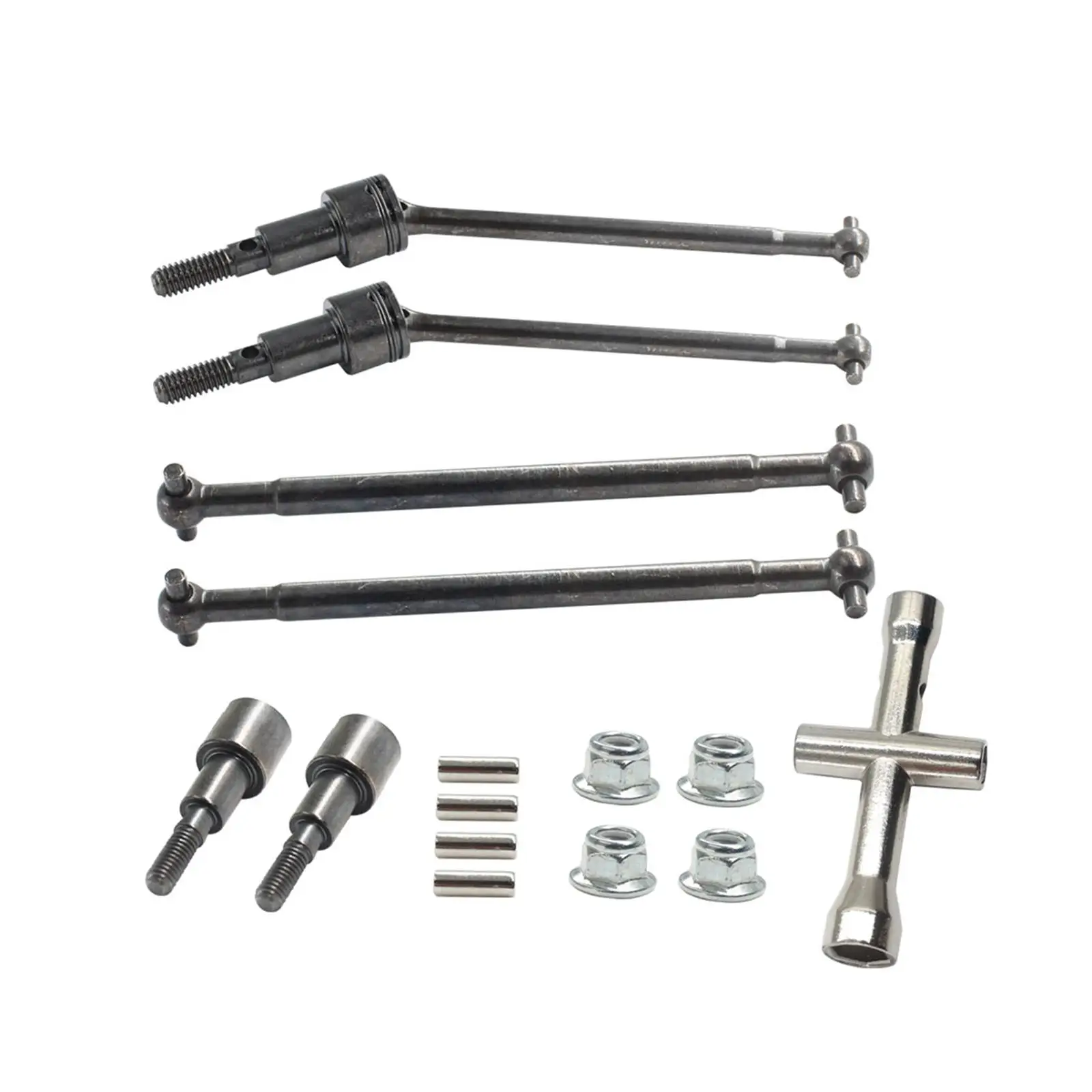 4x RC Drive Shafts Transmission Shafts Front and Rear Accessories for 16101