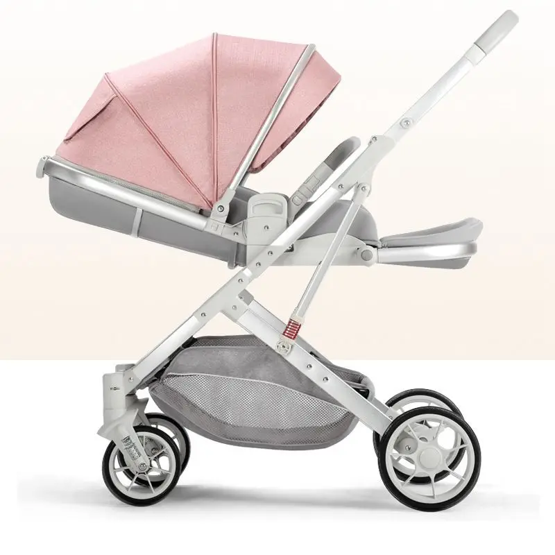 Cochecito ligero plegable de paisaje alto puede sentarse y acostarse - imagen 5