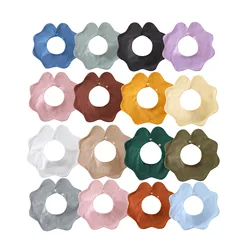 Babero liso 100% de algodón para alimentación de bebé, nueva toalla de Saliva de pétalos de algodón para bebés, paño suave para eructar para recién nacidos, Baberos para niños pequeños