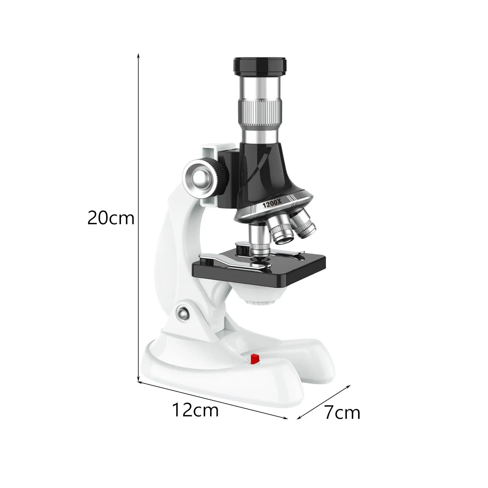 Kid Microscope Science Kits 1200x Magnification Biological Microscope for Kids Boys Girls Ages 3+ Children Holiday Gifts