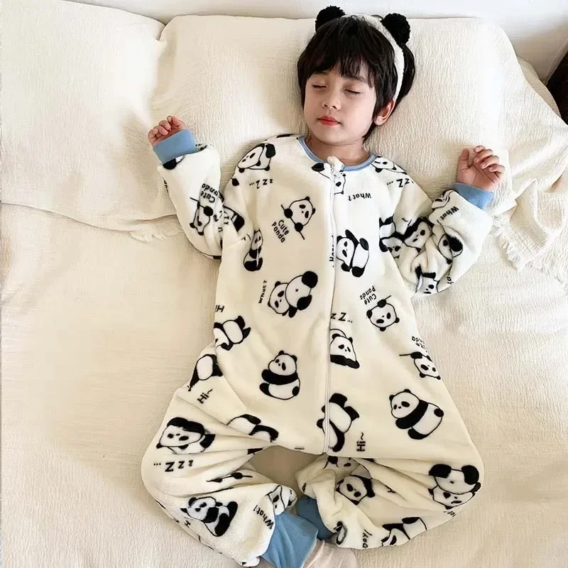 Pijama infantil de franela para niña – Cálida invierno - imagen 2