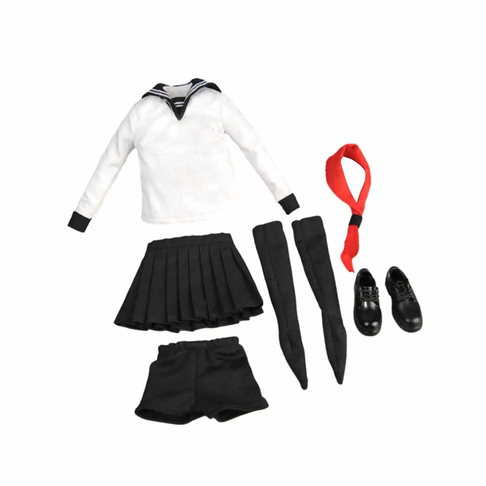 1:6 Girls Uniform Suit Fashion Stylish Action Figure Clothes Cosplay Outfit for 12'' inch Soldier Figures Body Accessory Dressup