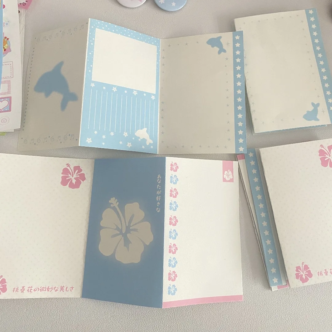 Tarjetas de papel plegables HEYEJET vista frontal