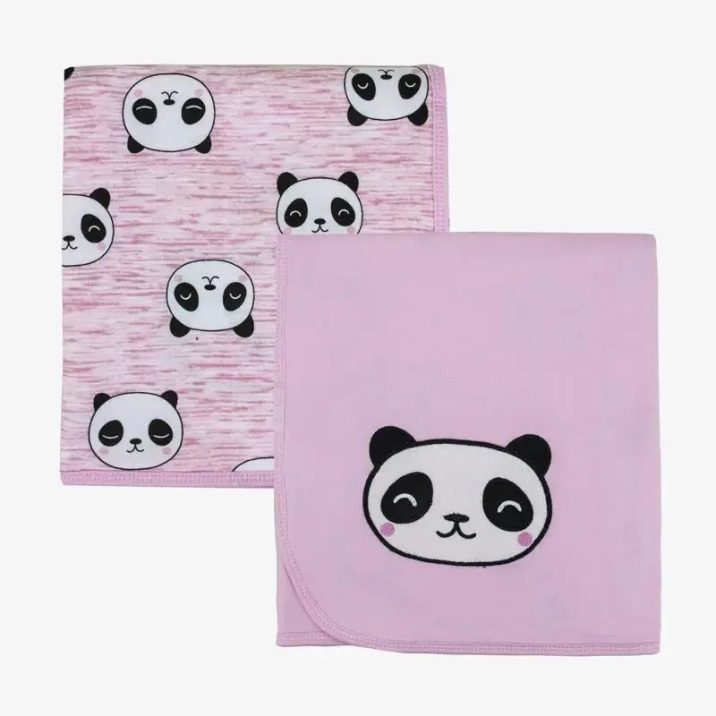 Manta de algodón para recién nacido, manta de bebé de estilo de dibujos animados, manta suave de doble capa para siesta para niños de guardería, ropa de cama, manta para cochecito de bebé - imagen 2