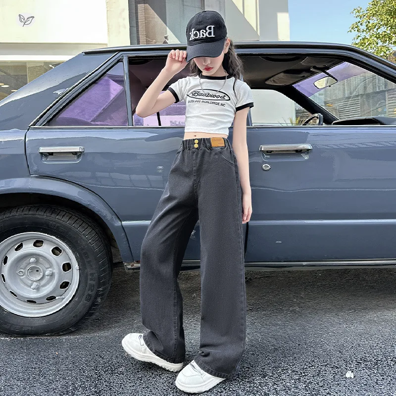 Pantalones vaqueros acolchados para niña – cálidos de invierno - imagen 3