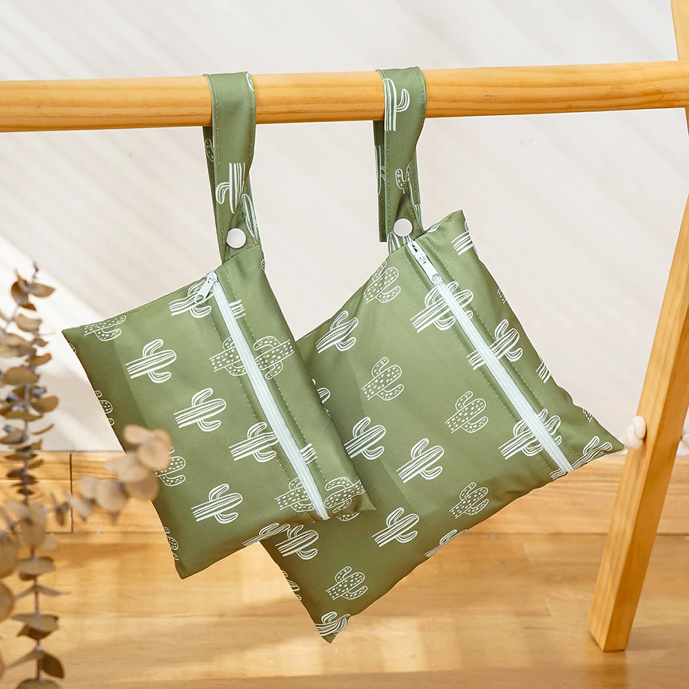 Bolsa de pañales impermeable, bolsa de cosméticos para lavado de viaje, almohadilla Menstrual portátil, Mini bolsa de almacenamiento, 3 uds. - imagen 5