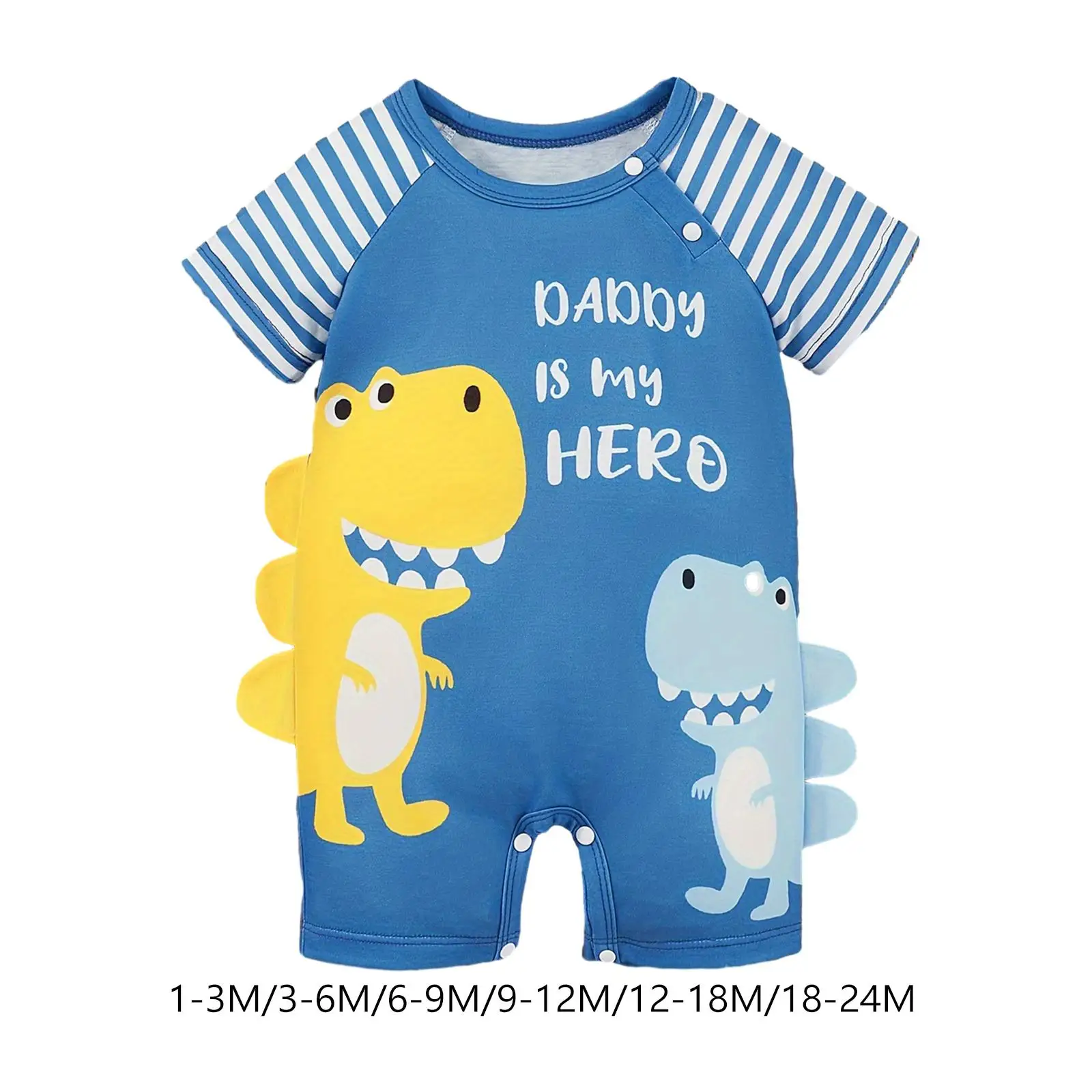 Newborn Infant Baby Summer Short Sleeve Rompers Baby Shower Gifts Summer Crawl Coveralls for Home Photography Props Holiday