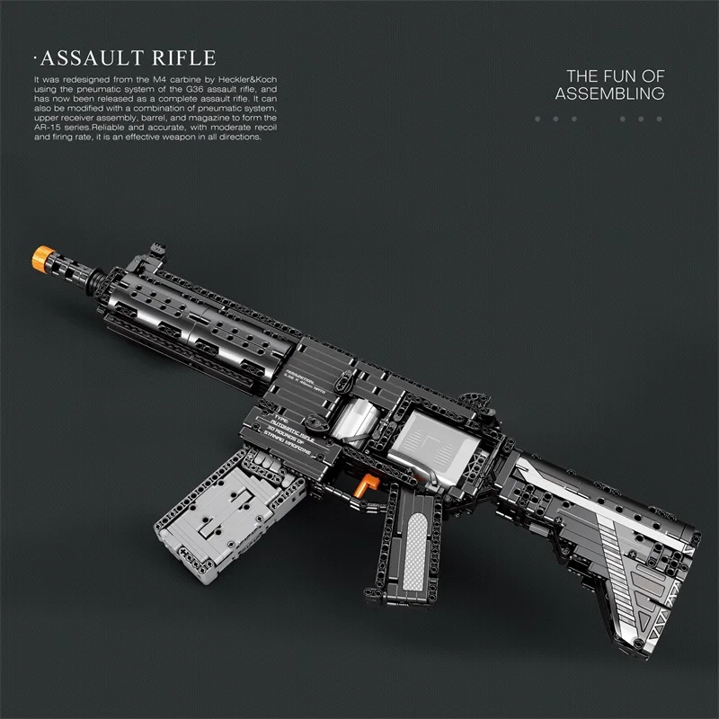 M416 Policía: juego de construcción – bloques para montar infantiles - imagen 4