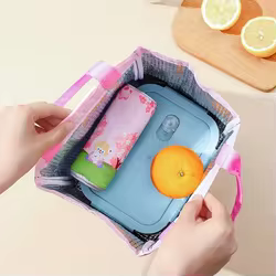Fiambrera isotérmica infantil con dibujos animados – Bolsa térmica para almuerzo
