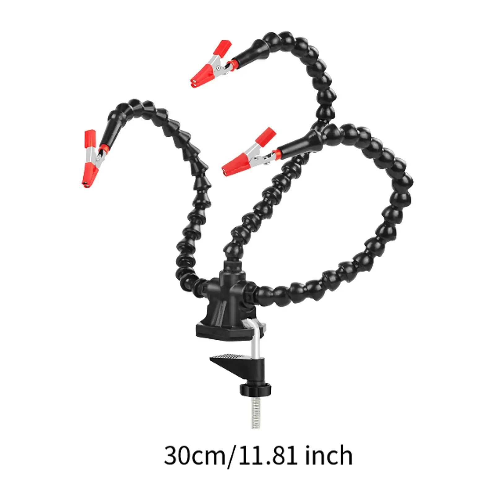 Soldering Station Third Hands Clamp Clips Flexible Arms PCB Circuit Board Holder with Alligator Clips for Hobby Crafts