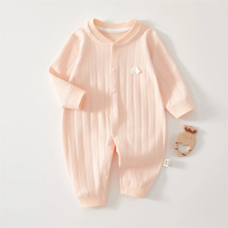Body pijama bebé algodón recién nacido manga larga para gatear - imagen 5