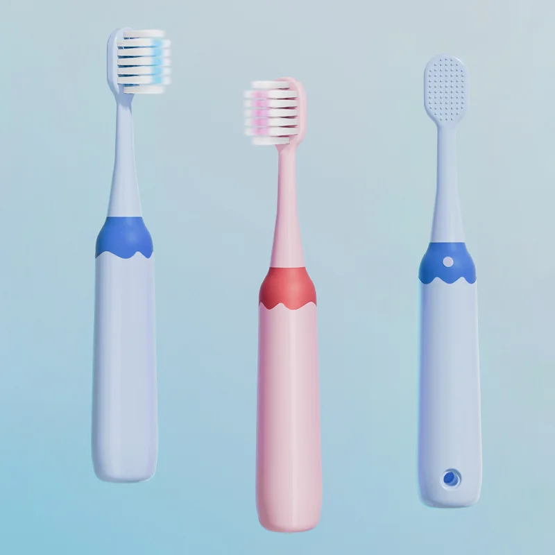 Cepillo de dientes de pelo suave, limpieza Oral, cepillo de dientes Manual para niños, cepillo de dientes para niños, cuidado de los dientes ecológico portátil ultrafino de 3 a 9 años - imagen 4
