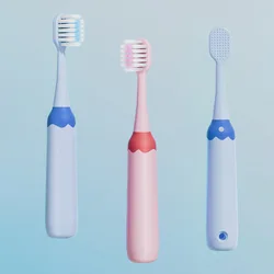 Cepillo de dientes infantil de cerdas suaves para niños de 3 a 9 años