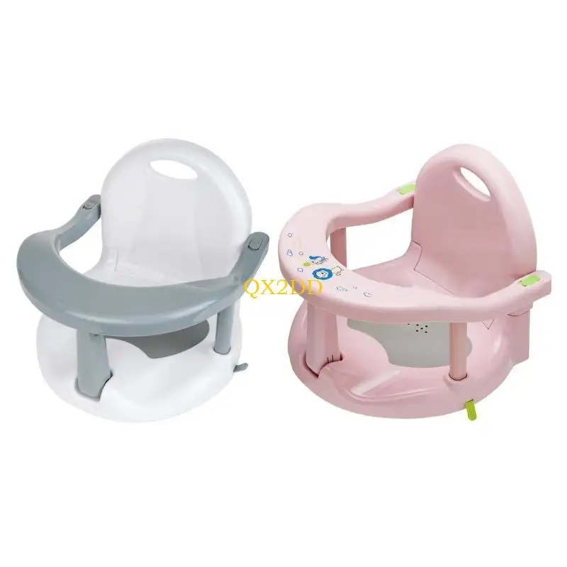 QX2D Taburete de ducha plegable para bebé – Banco baño antideslizante - imagen 4