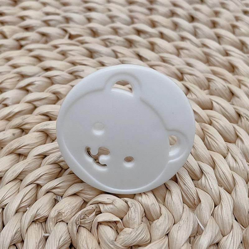 10 Uds. Cubierta de protección de toma de corriente UE oso grueso niños toma de corriente de seguridad enchufes antidescarga eléctrica cubiertas protectoras - imagen 5
