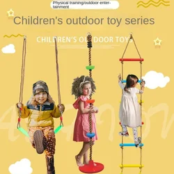 Columpio infantil de cuerda circular para exterior e interior