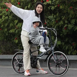 Asiento infantil para bicicleta plegable aluminio ligero