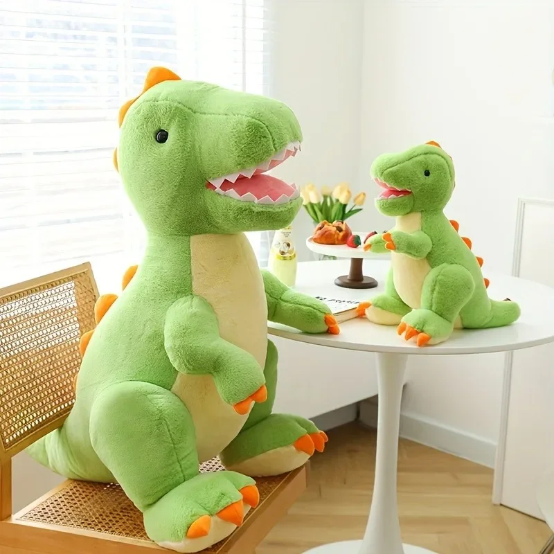 Peluches de animales de peluche para niños, dinosaurio suave, Tiranosaurio Rex, almohada para niños, niñas, niños, accesorios para fotos - imagen 4