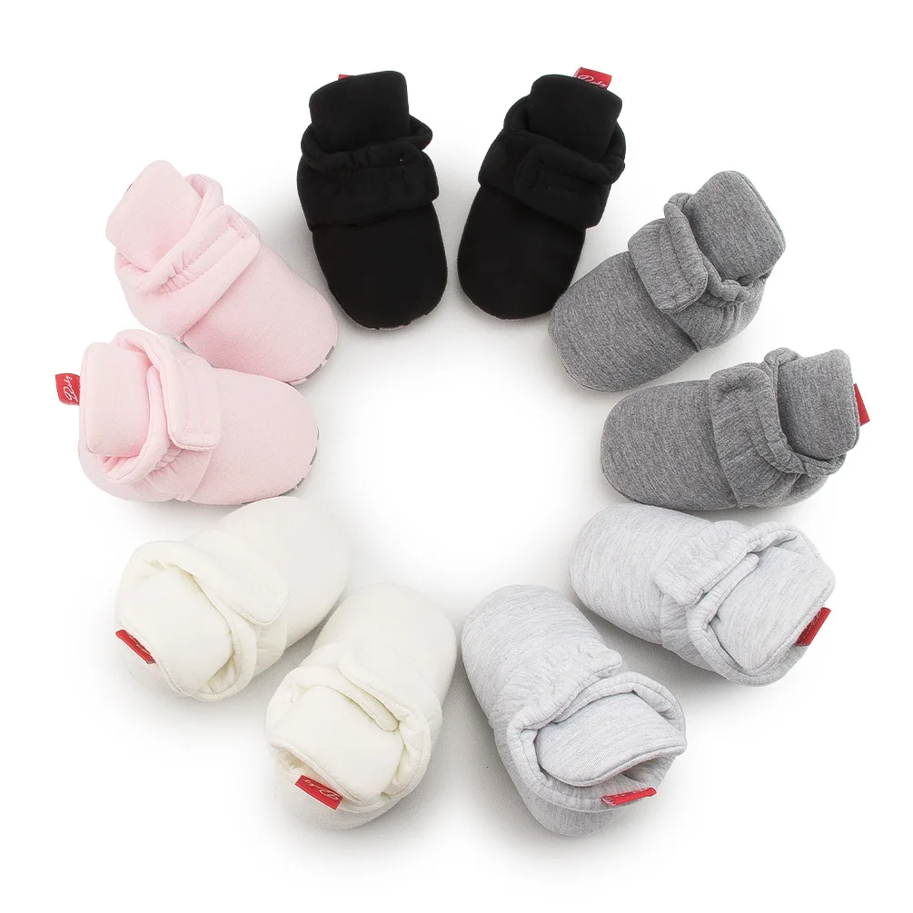 Calcetines antideslizantes de bebé con botines para primeros pasos - imagen 4