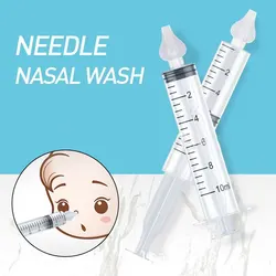 Aspirador nasal de jeringa para bebé – Limpia mocos infantil suave
