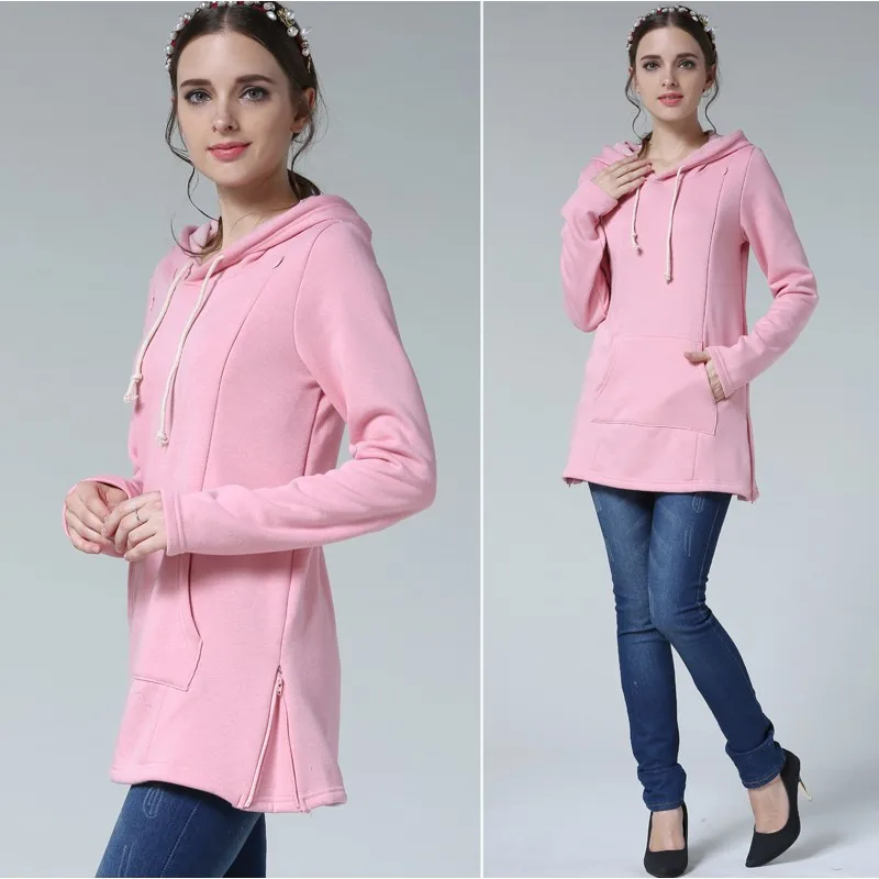 Emotion Moms Sudadera Embarazo Otoño Invierno Capucha Lactancia - imagen 5