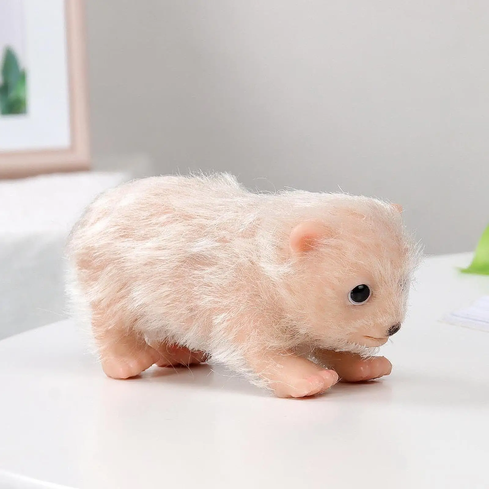 Miniature Reborn Arctic Bear Toy for Home Decoration Collectibles Ornament