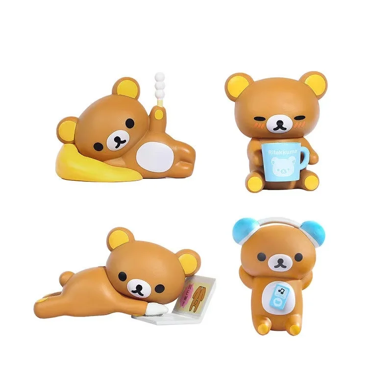 Rilakkuma caja sorpresa figuras originales para escritorio regalo - imagen 5