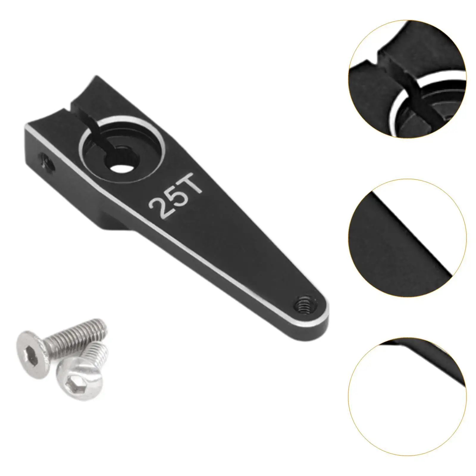 25T Servo Arm Replace Extended Metal Servo Arm for RC Crawler DIY Modified 25T Servo Arm Replace Extended Metal Servo Arm for RC Crawler DIY Modified