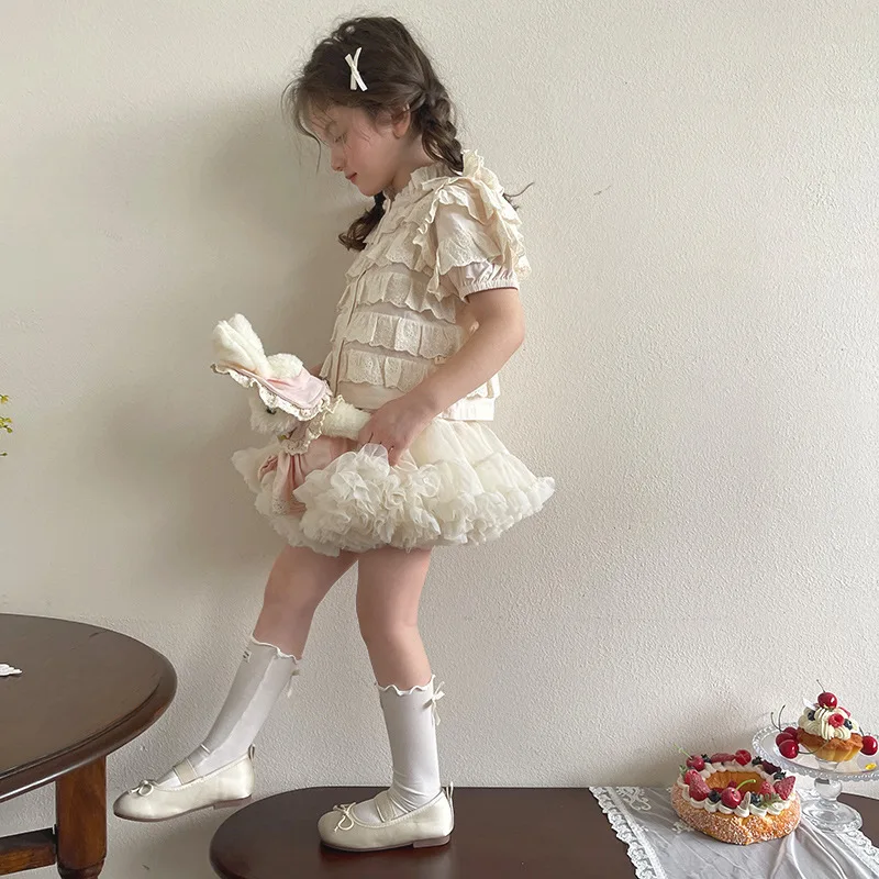 Calcetines altos lisos para niña – Varios colores combinables - imagen 2
