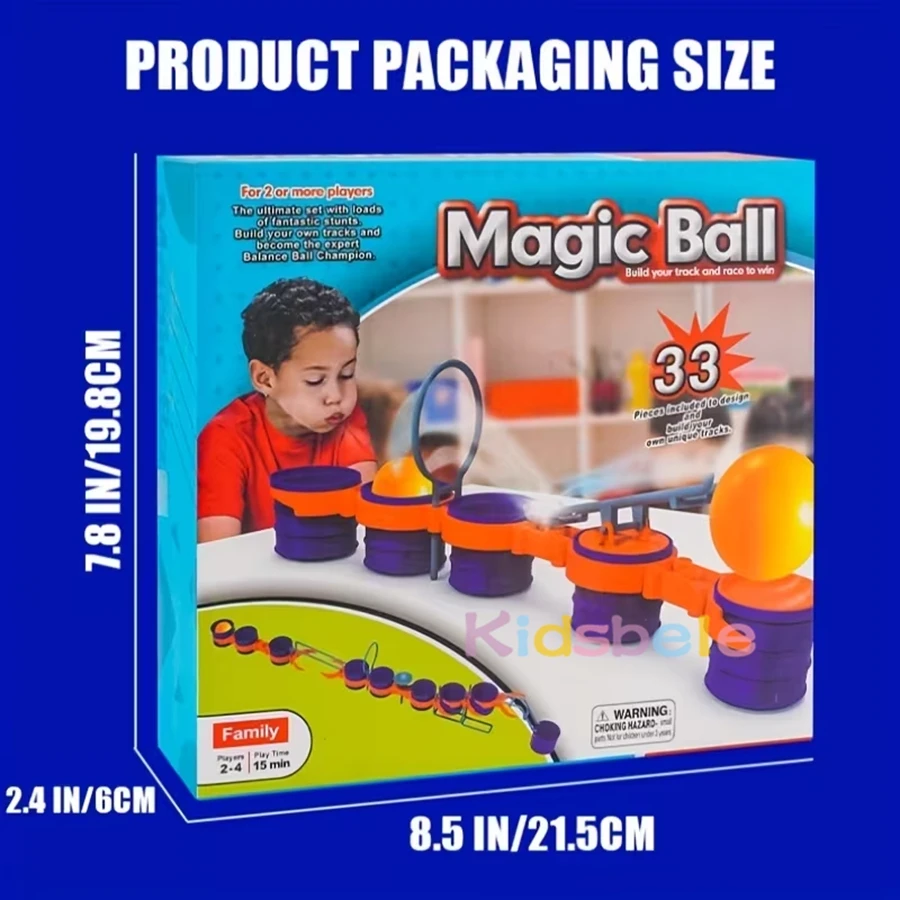 Pelota de soplado para niños – Juguete educativo respiratorio - imagen 4