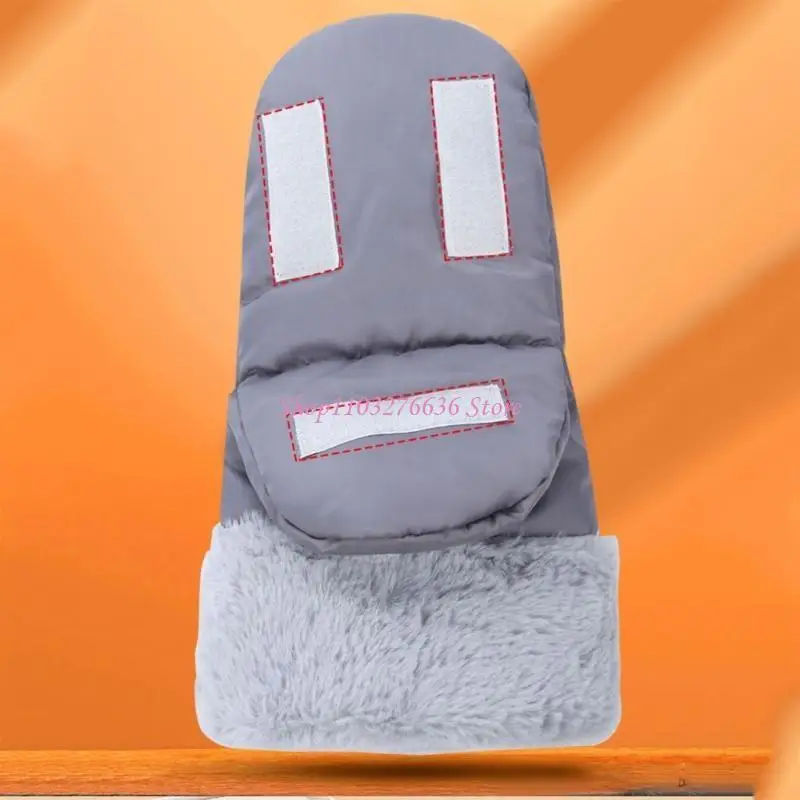 Manguitos protectores antiviento para cochecito de bebé – Lana suave - imagen 5