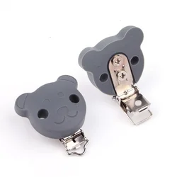 Clip sujetachupetes de silicona para bebé – Hipoalergénico sin BPA