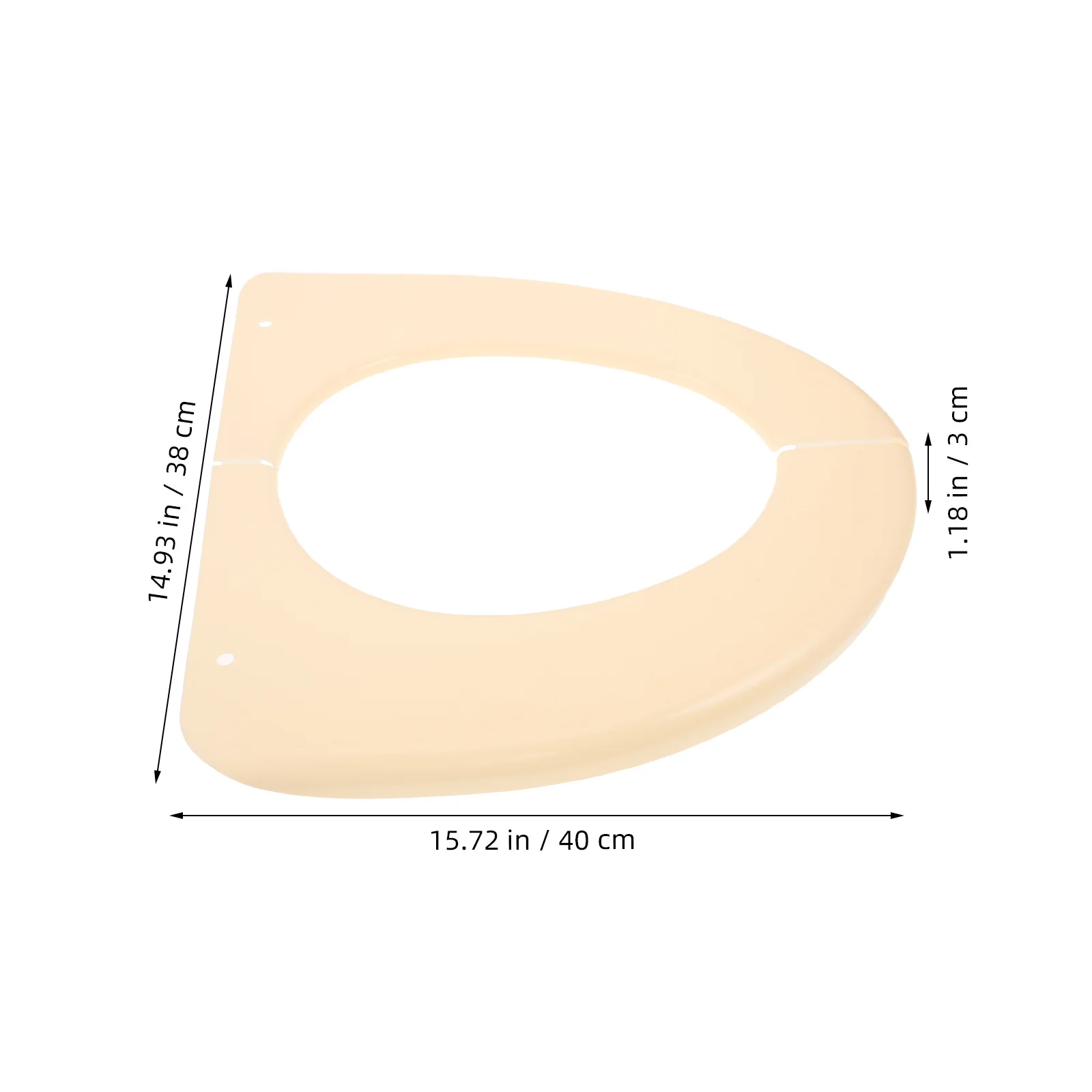 Asiento de Entrenamiento para Ir al Baño Plegable y Portátil, Cojín para Inodoro, Antideslizante, Plegable, para Baños Públicos, Hogar y Hotel - imagen 3