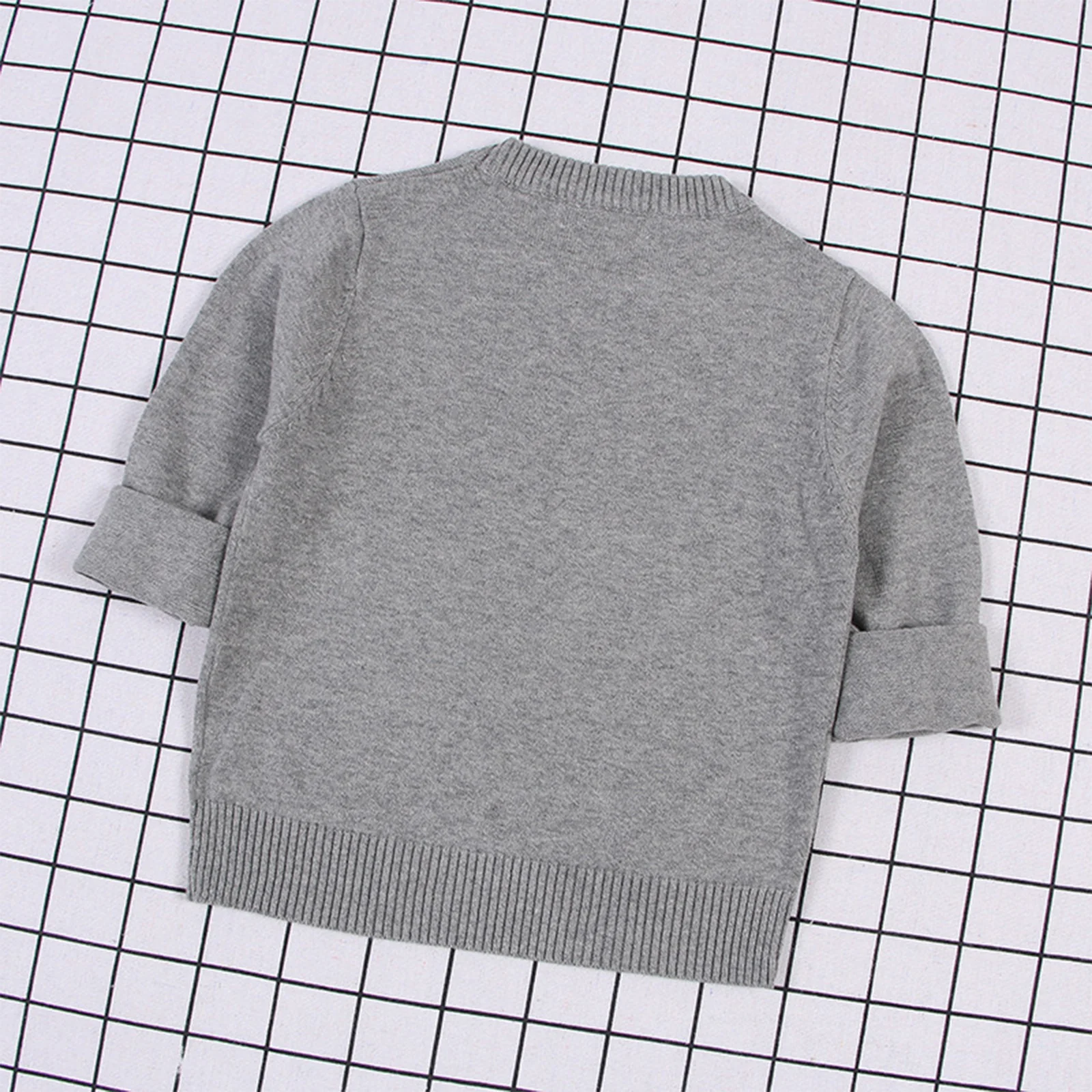 Jersey infantil de punto suave – Algodón manga larga para otoño invierno - imagen 2