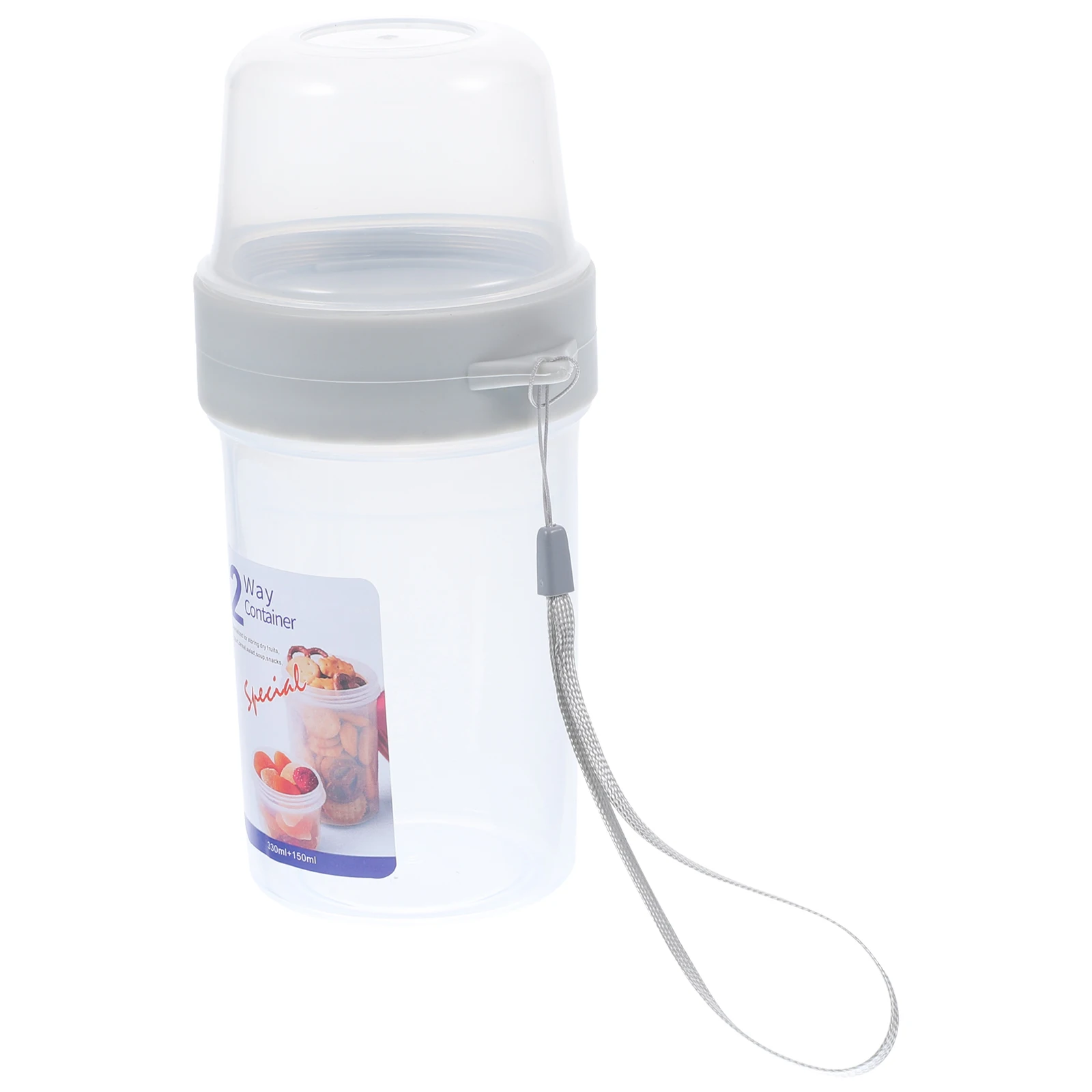 Contenedor portátil de frutas y avena, tarro de avena durante la noche, comida de yogur Pp