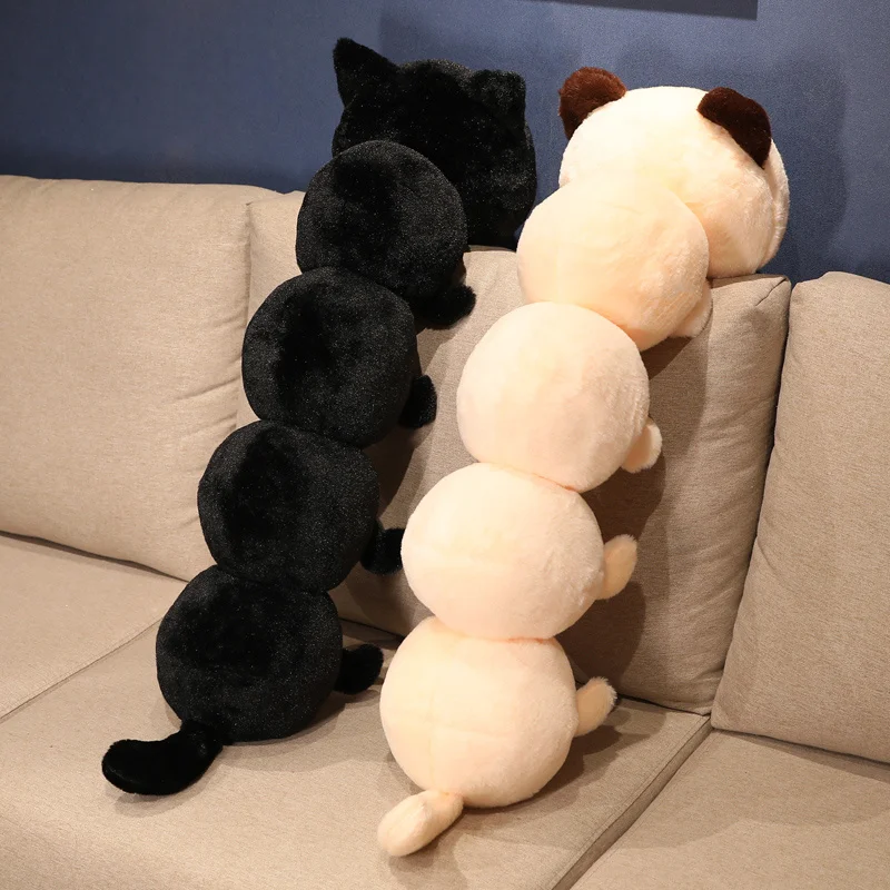 Cojín de felpa con forma de gato para bebé – suave y tierno - imagen 5