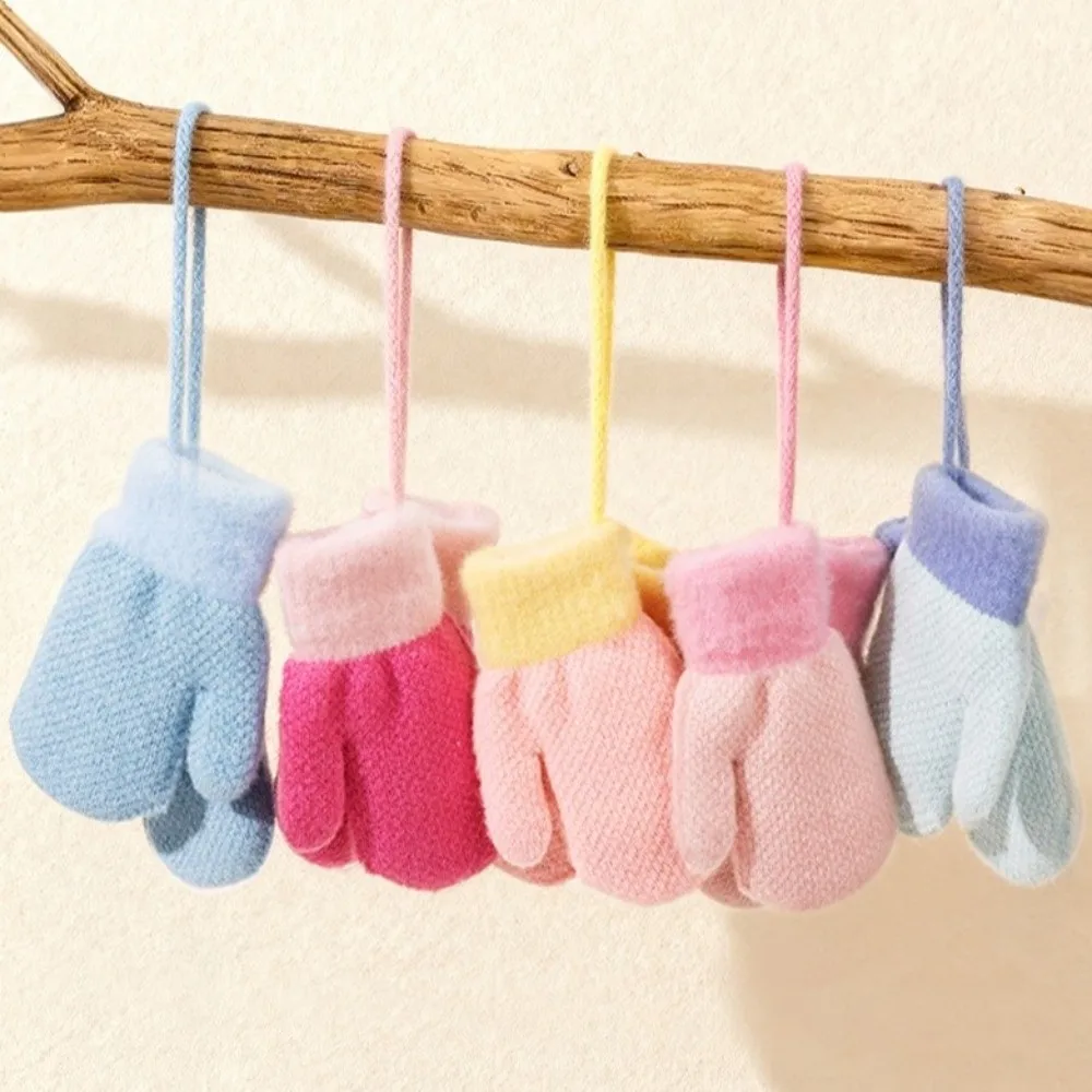 Guantes de esquí térmicos infantiles – Tejido suave antiviento - imagen 3