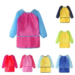 Delantal impermeable manga larga para niños – Babero multiusos