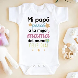 Pelele de verano para bebé con estampado español