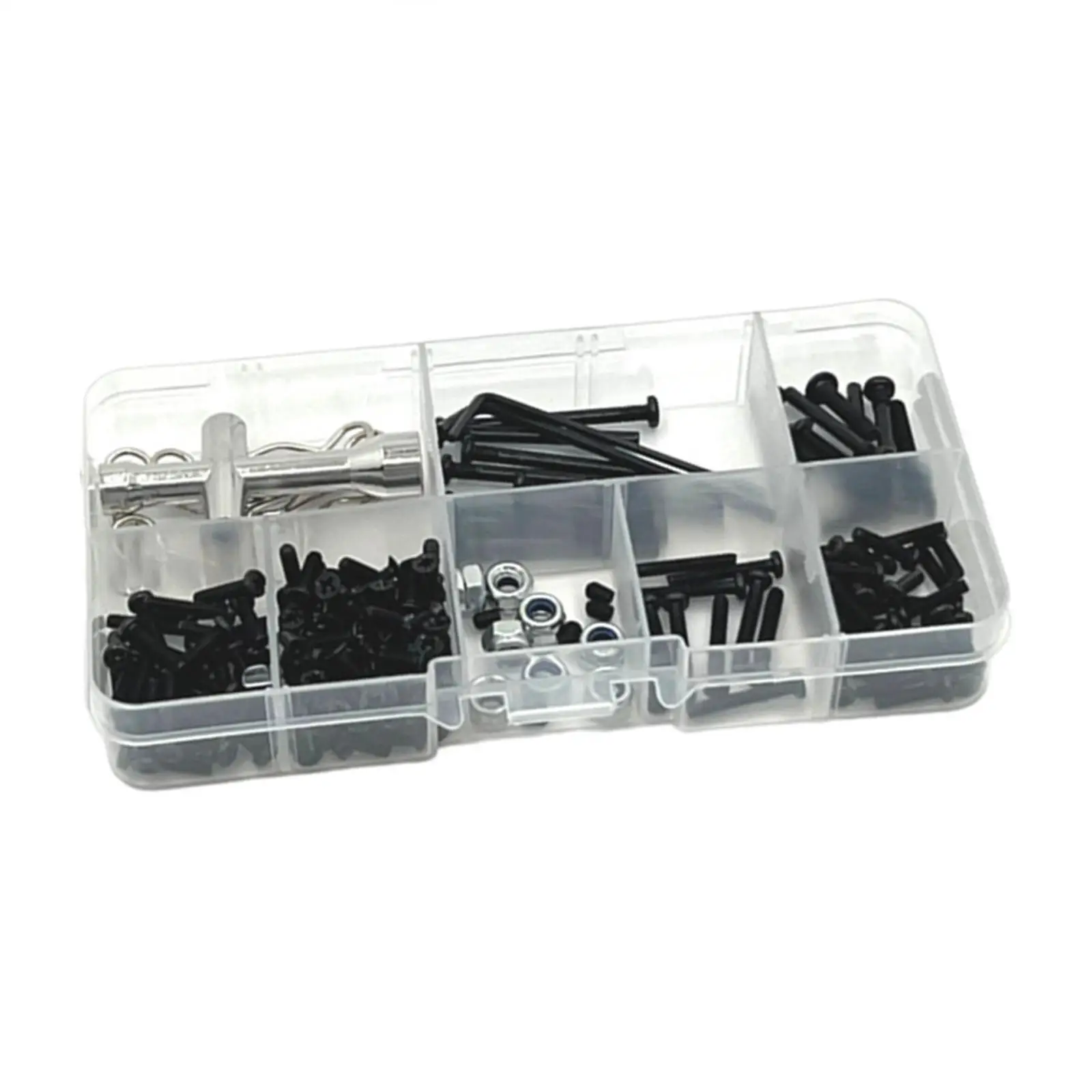 183Pcs RC Car Screws Kits Fasteners Replacement Assorted for 1/14 14301 14302 14303 RC Car Crawler Model Truck Vehicle Accessory