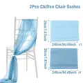 chair sash blue