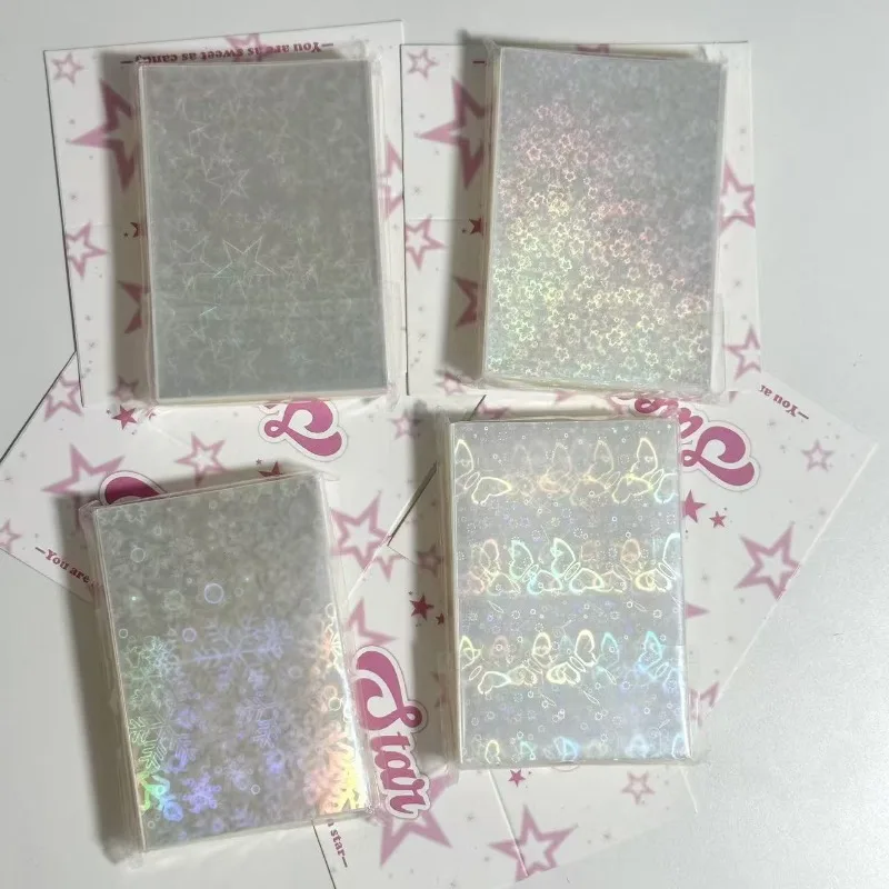 Fundas protectoras holográficas para tarjetas con estrellas parpadeantes - imagen 4