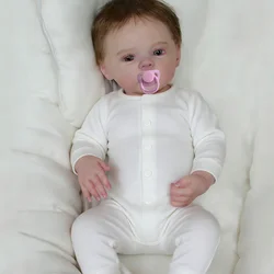 Muñeca reborn prematuro 17 pulgadas – Vinilo realista piel 3D con venas