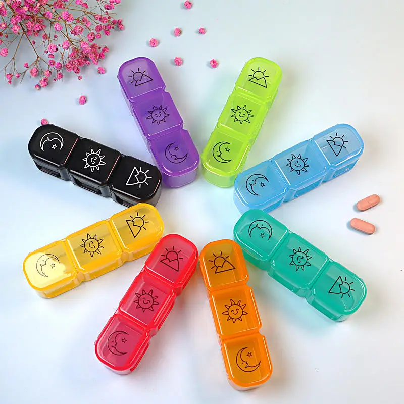 Pastillero bebé organizador de pastillas – estuche viaje medicamentos