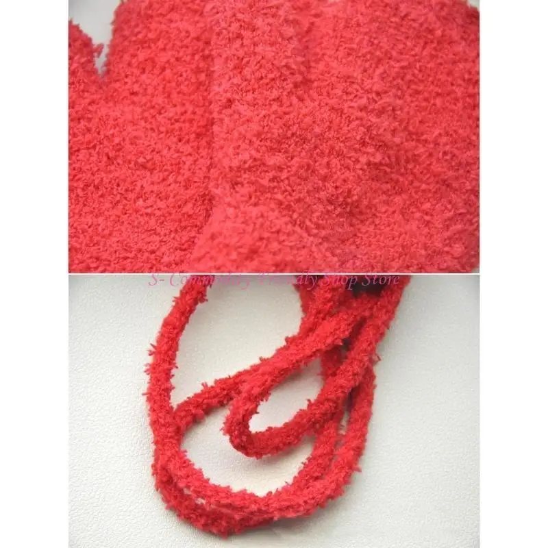 85AE Guantes gruesos cálidos 2 piezas Color sólido Guantes con cuello halter a prueba viento - imagen 3