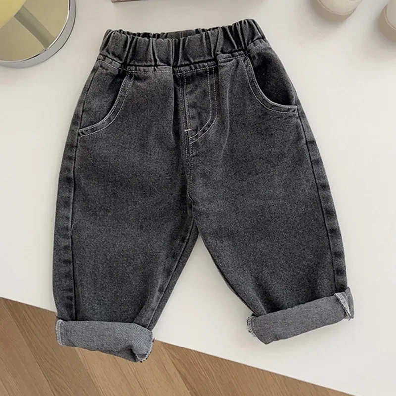 Vaqueros Rectos Suaves de Mezclilla para Bebé – Pantalones Casuales - imagen 2