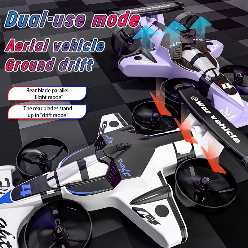 CZ04 Drone Coche RC – Juguete Volador y Terrestre para Niños - imagen 5